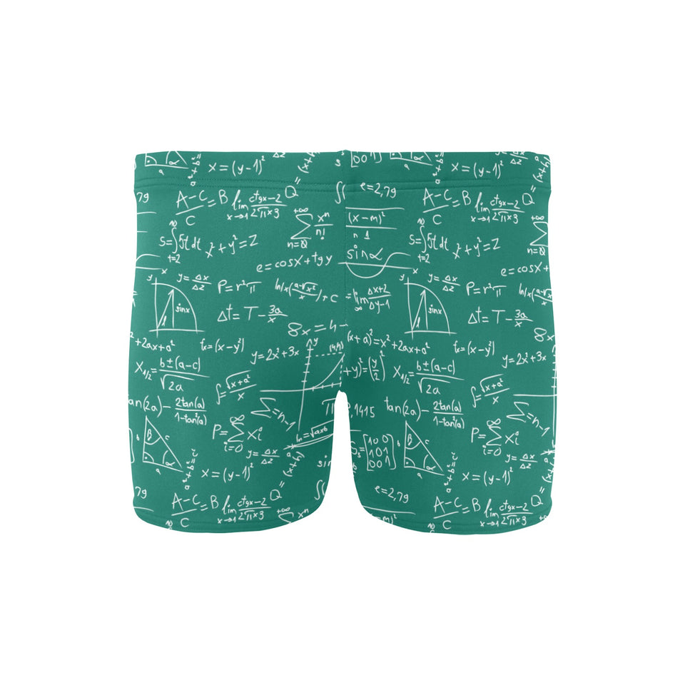 Math Pattern Print Design 01 Men's Swimming Trunks