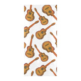 Paint Guitar Pattern Beach Towel