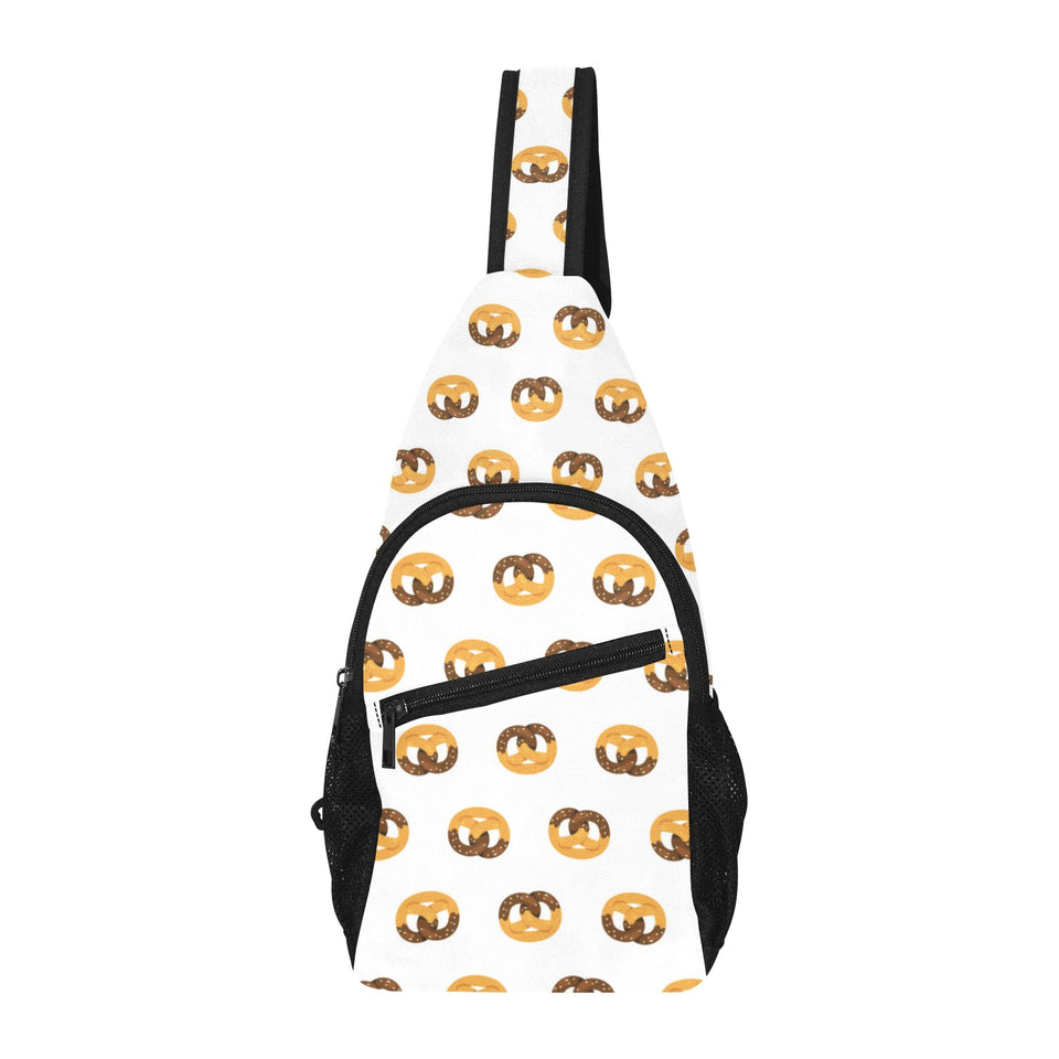 Pretzels Pattern Print Design 02 All Over Print Chest Bag