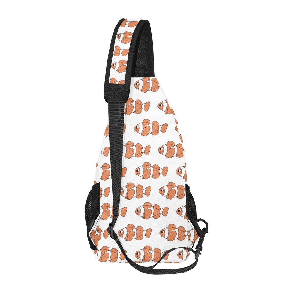 Clown Fish Pattern Print Design 05 All Over Print Chest Bag