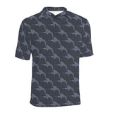 Swordfish Pattern Print Design 03 Men's All Over Print Polo Shirt