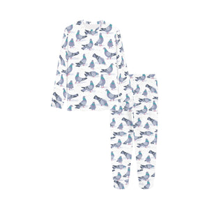 Pigeon Pattern Print Design 03 Kids' Boys' Girls' All Over Print Pajama Set