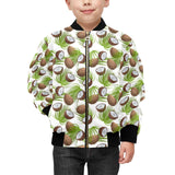 Coconut Pattern Print Design 04 Kids' Boys' Girls' Bomber Jacket
