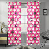 Guinea Pig Pattern Print Design 01 Gauze Curtain