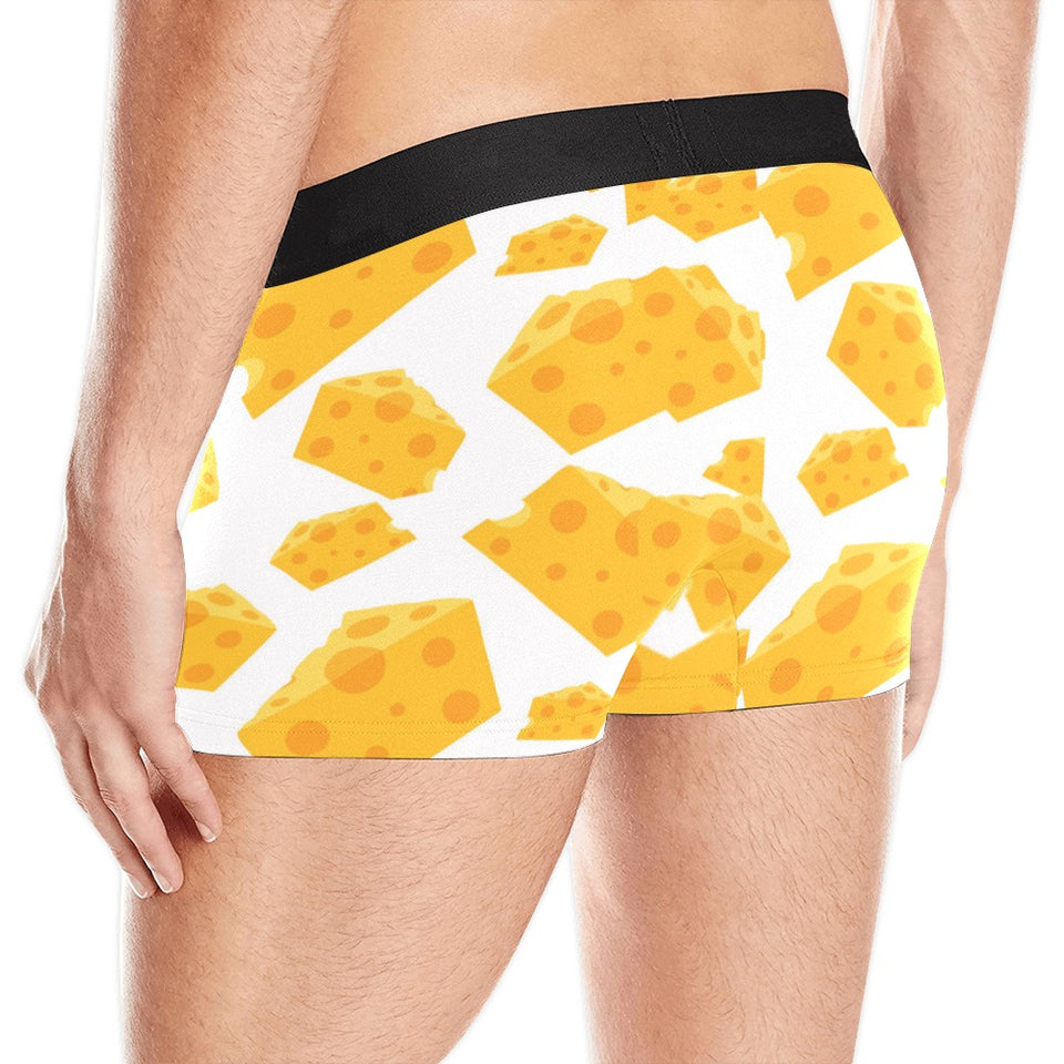 Cheese slice pattern Men's All Over Print Boxer Briefs Men's Underwear
