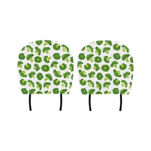 Cute broccoli pattern Car Headrest Cover