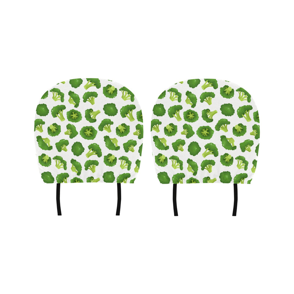 Cute broccoli pattern Car Headrest Cover