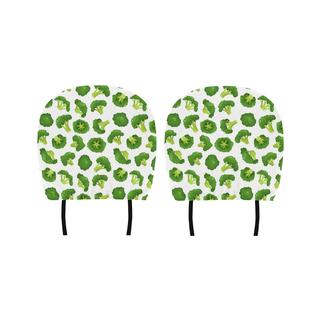 Cute broccoli pattern Car Headrest Cover