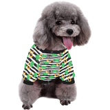 Horseshoes Pattern Print Design 01 All Over Print Pet Dog Round Neck Fuzzy Shirt