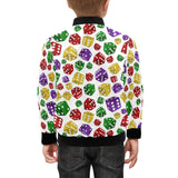 Dice Pattern Print Design 03 Kids' Boys' Girls' Bomber Jacket