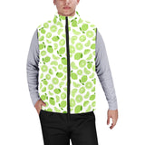 Lime design pattern Men's Padded Vest