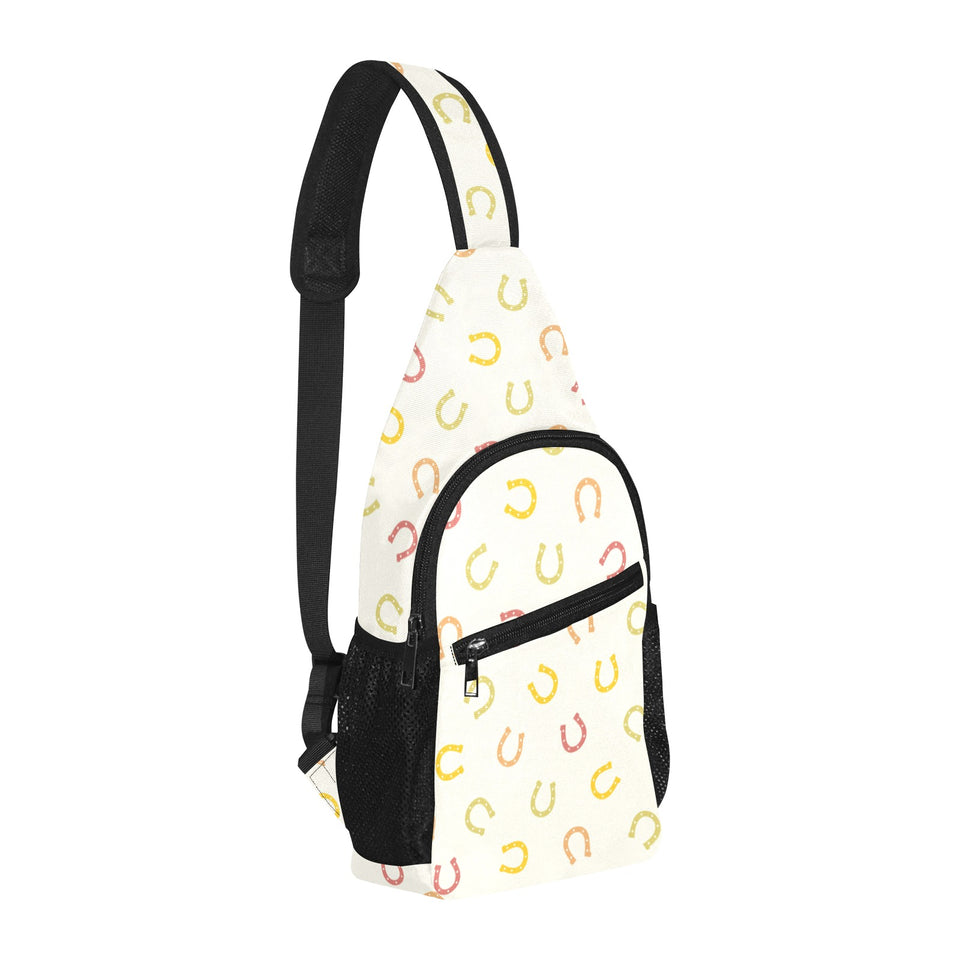 Horseshoes Pattern Print Design 02 All Over Print Chest Bag