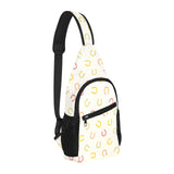 Horseshoes Pattern Print Design 02 All Over Print Chest Bag