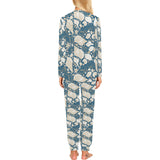 Sea turtle Polynesian Tribal design pattern Women's All Over Print Pajama Set