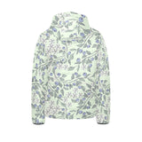 hand drawn blueberry pattern Kids' Boys' Girls' Padded Hooded Jacket