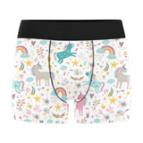 Colorful unicorn pattern Men's All Over Print Boxer Briefs Men's Underwear