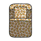 Hamburger Pattern Print Design 03 Car Seat Back Organizer