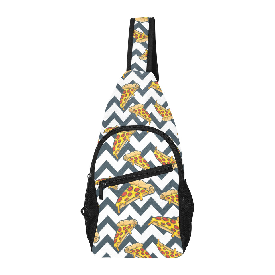 Pizza design pattern All Over Print Chest Bag