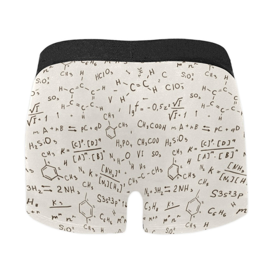 Chemistry Periodic Table Pattern Print Design 04 Men's All Over Print Boxer Briefs Men's Underwear