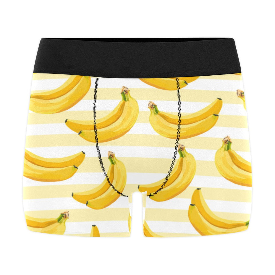 Banana pattern blackground Men's All Over Print Boxer Briefs Men's Underwear