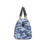 Blue camouflage pattern Travel Bag