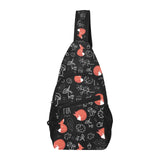 fox sleeping fox pattern All Over Print Chest Bag