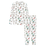 English Bulldog Pattern Print Design 03 Men's All Over Print Pajama