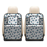 Pigeon Pattern Print Design 02 Car Seat Back Organizer
