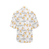 Greyhound Pattern Print Design 03 Women's All Over Print Hawaiian Shirt