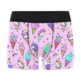 Cute ice cream cone animal pattern Men's All Over Print Boxer Briefs Men's Underwear