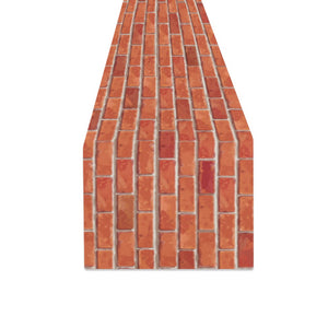 Brick Printed Pattern Print Design 03 Table Runner