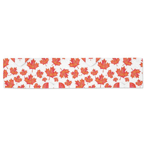 Canada Pattern Print Design 02 Table Runner
