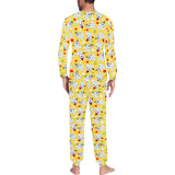 Yorkshire Terrier Pattern Print Design 05 Men's All Over Print Pajama
