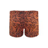 cacao beans tribal polynesian pattern Men's Swimming Trunks