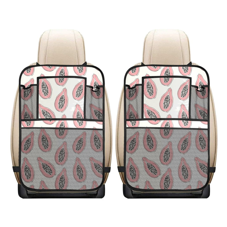 papaya pattern Car Seat Back Organizer