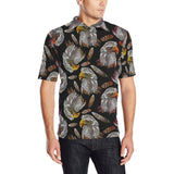 Eagle Pattern Print Design 05 Men's All Over Print Polo Shirt