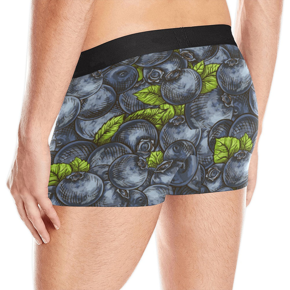 blueberry pattern Men's All Over Print Boxer Briefs Men's Underwear