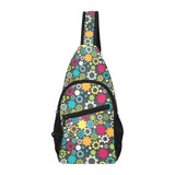 Gear Pattern Print Design 03 All Over Print Chest Bag