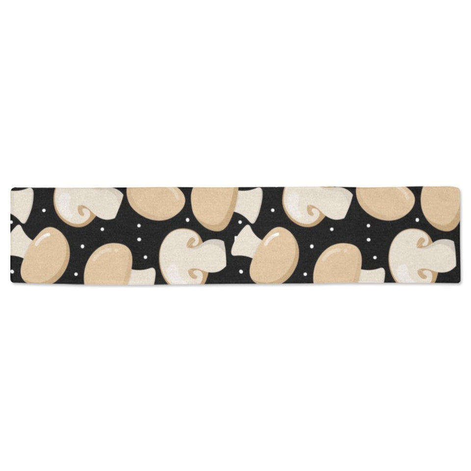 Champignon mushroom pattern Table Runner