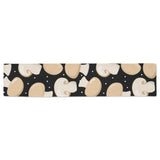 Champignon mushroom pattern Table Runner