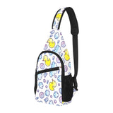 Duck Pattern Print Design 01 All Over Print Chest Bag