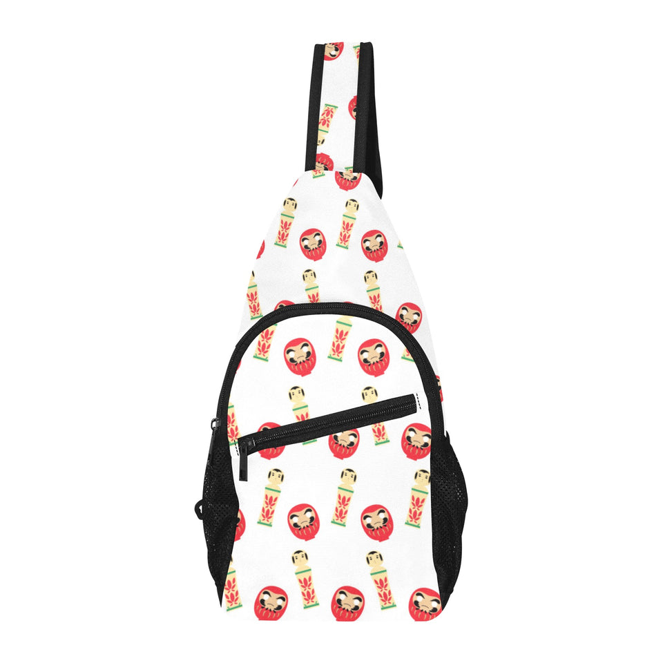 Daruma japanese wooden doll All Over Print Chest Bag