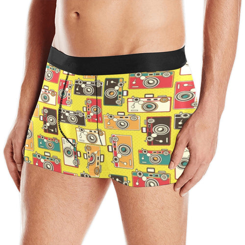 Camera Pattern Print Design 02 Men's All Over Print Boxer Briefs Men's Underwear