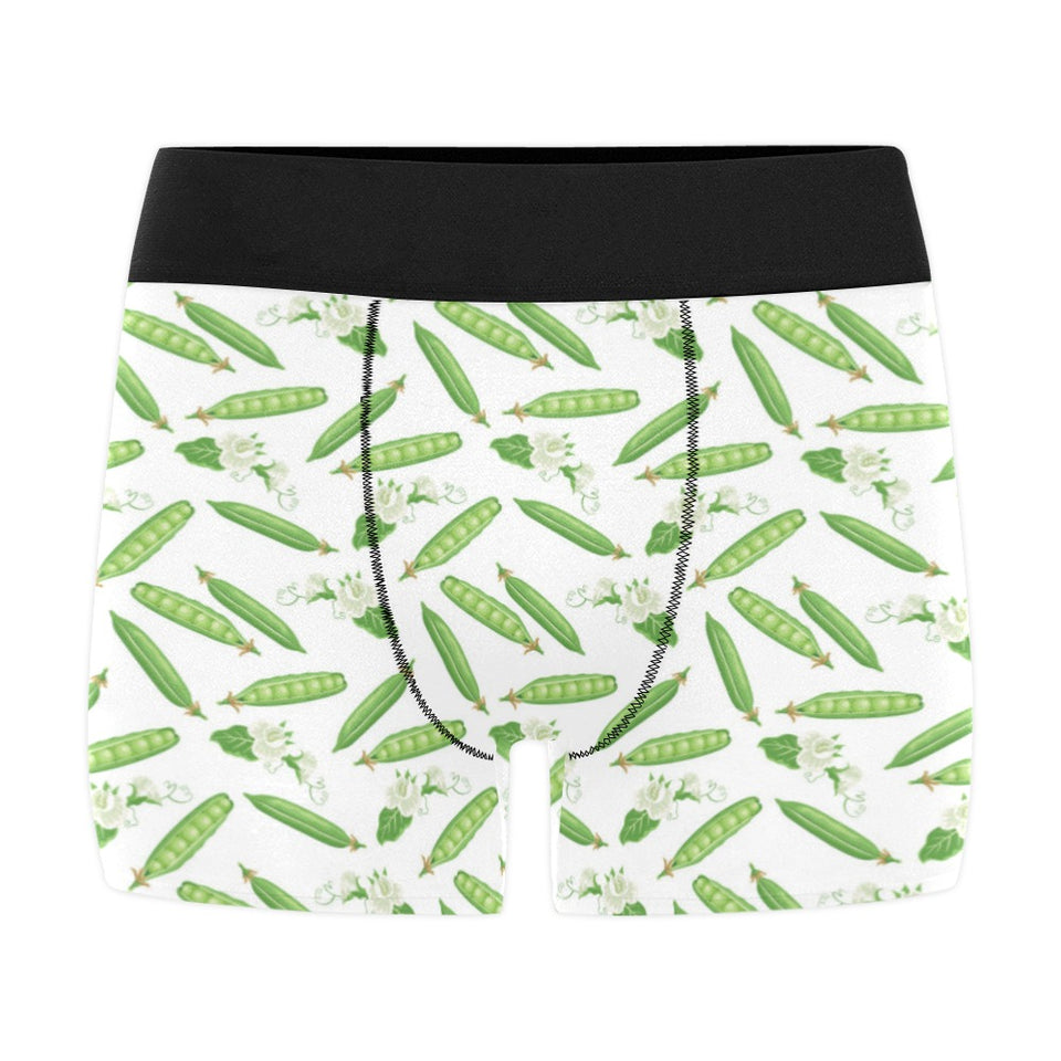 Green Peas Pattern Print Design 04 Men's All Over Print Boxer Briefs Men's Underwear