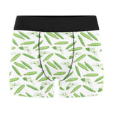 Green Peas Pattern Print Design 04 Men's All Over Print Boxer Briefs Men's Underwear