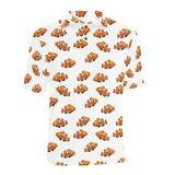 Clown Fish Pattern Print Design 03 Men's All Over Print Polo Shirt