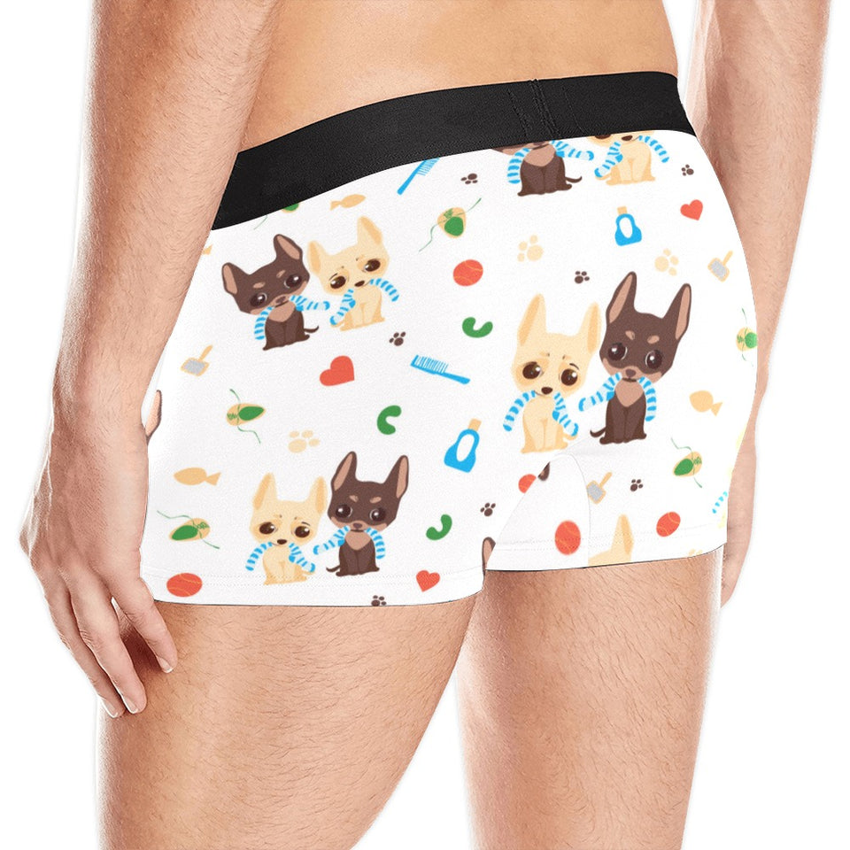 Cute Chihuahua dog pattern Men's All Over Print Boxer Briefs Men's Underwear