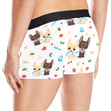 Cute Chihuahua dog pattern Men's All Over Print Boxer Briefs Men's Underwear