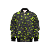 Alien Pattern Print Design 02 Kids' Boys' Girls' Bomber Jacket