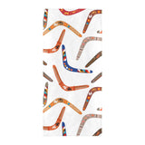 Boomerang Australian aboriginal ornament pattern Beach Towel